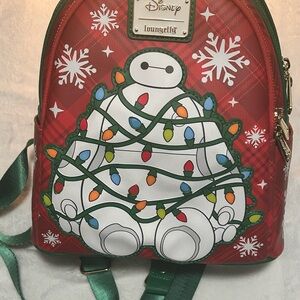 Loungefly LIGHT UP Baymax Christmas Backpack